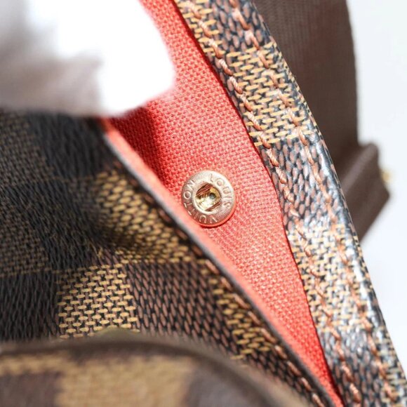 LOUIS VUITTON Damier Ebene Geronimos Shoulder Bag N51994 LV Auth 62998A - Picture 12 of 15